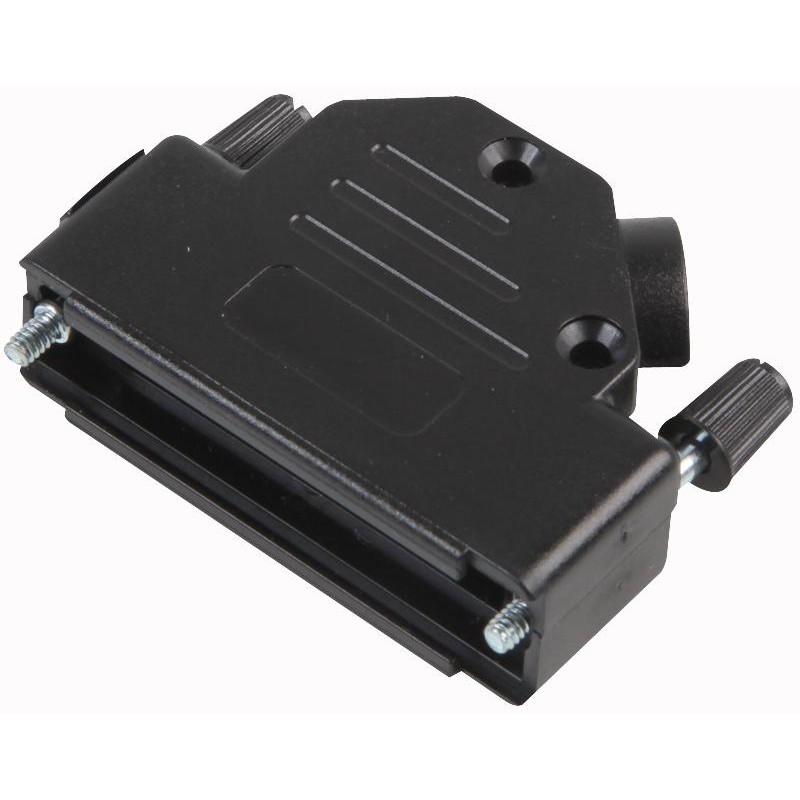 CARCASA DB25 PLASTICO CODO 45º NEGRO