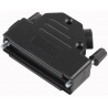 CARCASA DB25 PLASTICO CODO 45º NEGRO