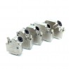CARCASA DB25 METAL CODO 45º ZINC