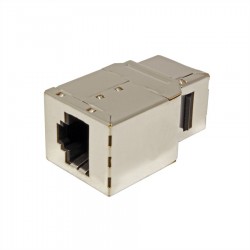 DOBLE HEMBRA RJ45 FTP CAT6A PANEL KEYSTO