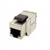 DOBLE HEMBRA RJ45 FTP CAT6A PANEL KEYSTO
