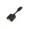 ADAPTADOR DISPLAYPORT M-DVI H 20cm NEGRO