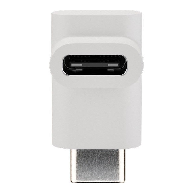 ADAPTADOR USB C M-H CODO 90º BLANCO LATE