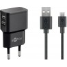 ALIMENTADOR 220V 2xUSB+MICRO USB B 2,4A
