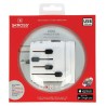 ADAPTADOR VIAJE UNIVERSAL UK USA + 1xUSB