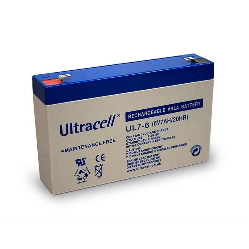BATERIA ACIDO 6V 7,0Ah ULTRACELL