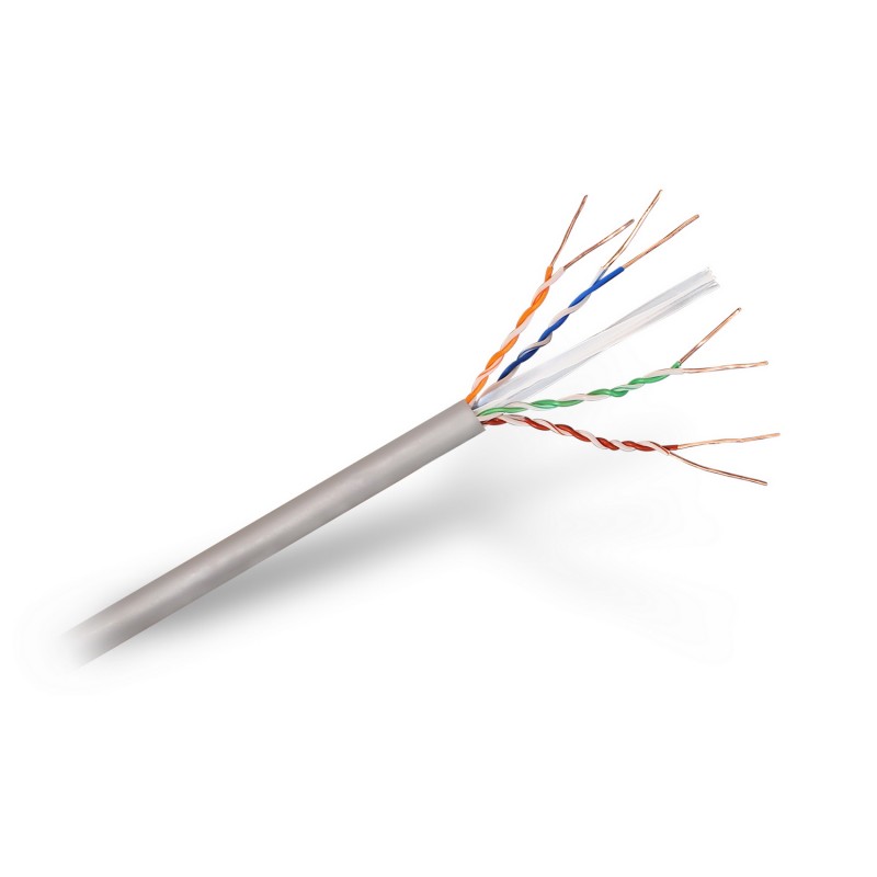 CABLE UTP CAT6 RIGIDO GRIS CU COBRE
