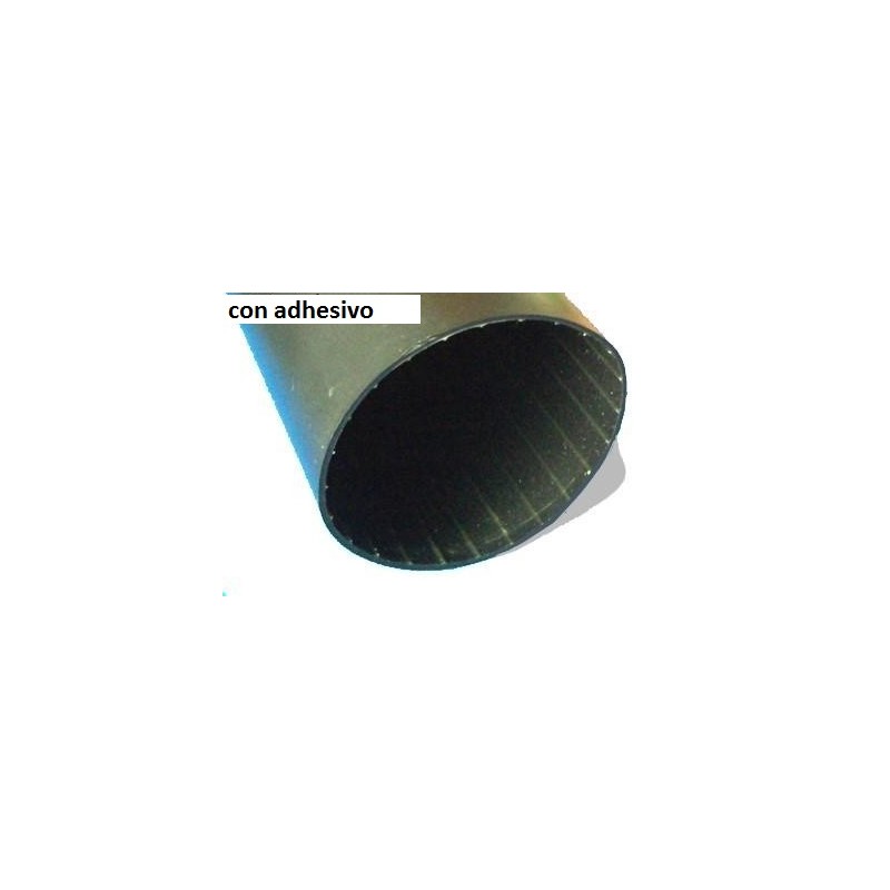 TERMORETRACTIL 19mm CON ADHESIVO NEGRO