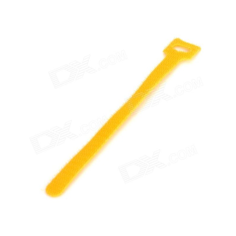 BRIDA DE VELCRO 125X12mm AMARILLO 20UNIT
