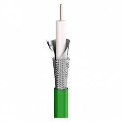 CABLE VIDEO 0.6/2.8 VERDE FRNC LSZH
