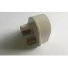 ADAPTADOR DE EUROPA A UK BLANCO SIN TT