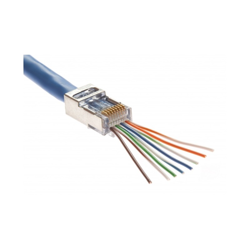 CONECTOR EZ-RJ45 MACHO FTP CAT5E