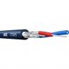 CABLE DMX 2x0,22mm2 APANTALLADO GOMA AZU