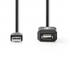 CABLE USB A 2.0 M-H AMPLIFICADO 30M