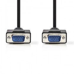 CABLE VGA M-M 2MTS NEGRO CON FERRITAS