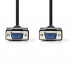 CABLE VGA M-M 2MTS NEGRO CON FERRITAS