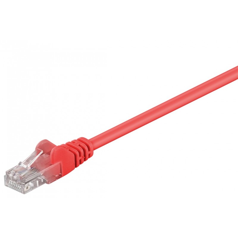 CABLE UTP CAT5E RJ45 M-M 20M ROJO