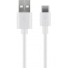 CABLE USB 2.0 TIPO A M-USB C M 0,5M BLAN