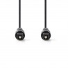 CABLE AUDIO TOSLINK M-M 2MTS NEGRO