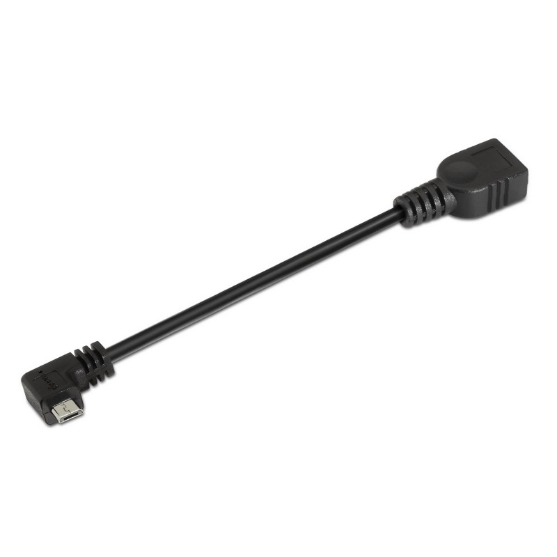 CABLE OTG USB MICRO B- A HEMBRA CODO