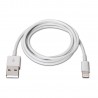 CABLE APPLE LIGHTNING USB 1MTS BLANCO