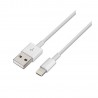 CABLE APPLE LIGHTNING USB 2MTS BLANCO