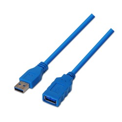 CABLE USB A 3.0 M-H 2MTS...