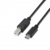 CABLE USB 2.0 TIPO B M-USB C M 2M NEGRO