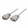 CABLE DB9 M-H 1,8MTS 1:1 GRIS (1:1)