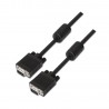 CABLE VGA M-M 6MTS NEGRO CON FERRITAS