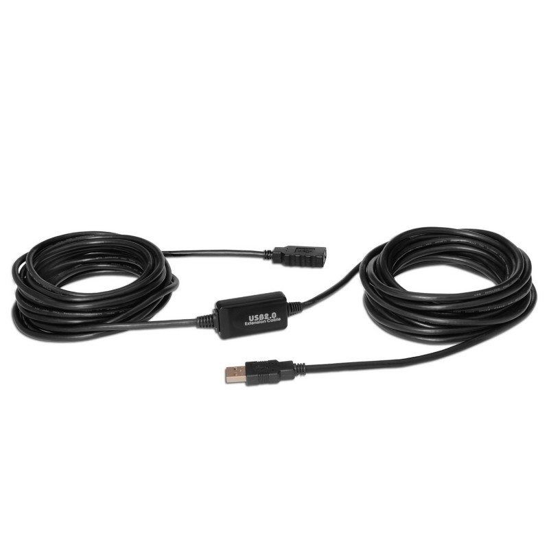CABLE USB A 2.0 M-H AMPLIFICADO 15M