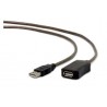 CABLE USB A 2.0 M-H AMPLIFICADO 10MTS