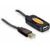 CABLE USB A 2.0 M-H AMPLIFICADO 10MTS