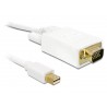 CABLE MINIDP M-VGA MACHO 2M V.1.2 BLANCO