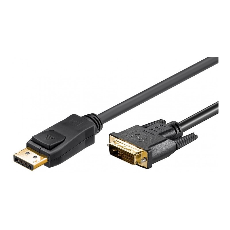 CABLE DISPLAYPORT M-DVI-D M 1,8M NEGRO