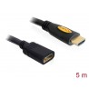 CABLE HDMI M-H 4K 5M NEGRO PROLONGADOR