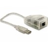ADAPT USB 2.0-RJ45H 10/100 ETHERNET 10cm