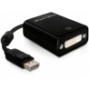ADAPTADOR DISPLAYPORT M-DVI H 25cm NEGRO
