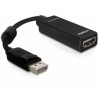ADAPTADOR DISPLAYPORT M-HDMI H 15cm NEGR