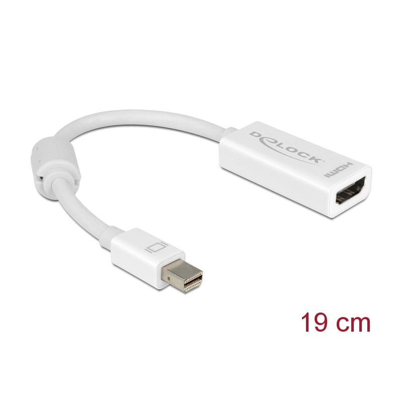 ADAPTADOR MINIDP M-HDMI H V.1.2 19cm BLA