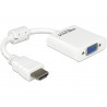 ADAPTADOR HDMI M a VGA H 15cm BLANCO