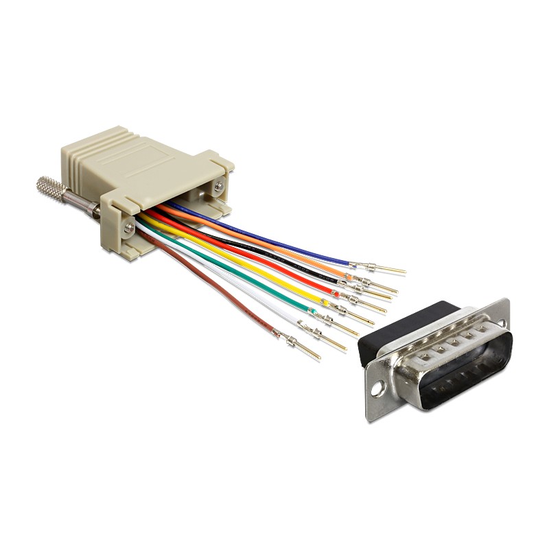 ADAPTADOR DB15M-RJ45H