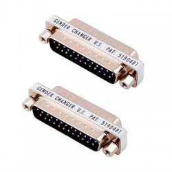 ADAPTADOR DB25 M-M BAJO PERFIL