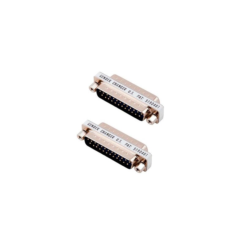 ADAPTADOR DB25 M-M BAJO PERFIL