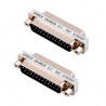 ADAPTADOR DB25 M-M BAJO PERFIL