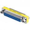 ADAPTADOR DB25 H-H BAJO PERFIL