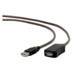 CABLE USB A 2.0 M-H AMPLIFICADO 10MTS