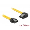 CABLE SATA 6Gb M-M CODO CLIP SEGUR 0,3MY