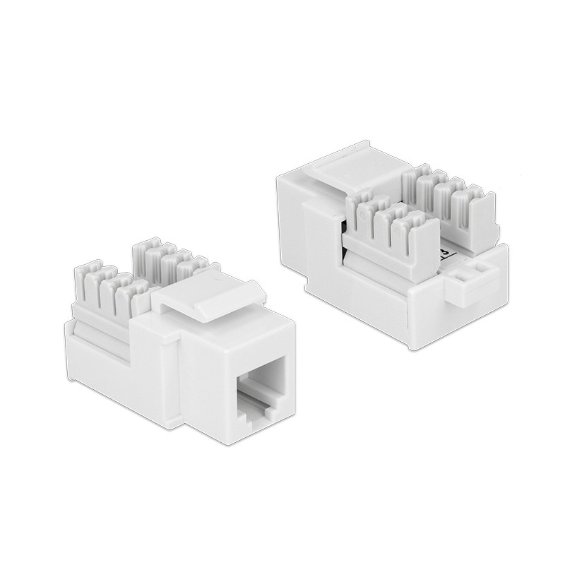 CONECTOR RJ12 HEMBRA UTP CAT3 BLANCO KEY