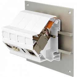 PLACA PLASTICA 1xRJ45 PARA...